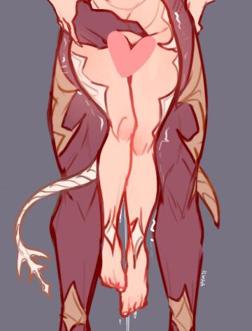 au’ra girls make the best healsluts. simply because of their height in comparison to the male counterpart. i love treating healing au’ra sluts like this. artist: ilwha
