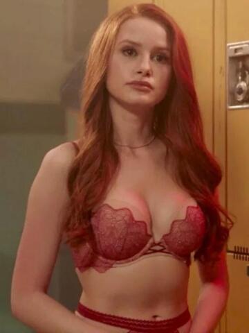 madelaine petsch makes me so hard. someone can help me cum for her?