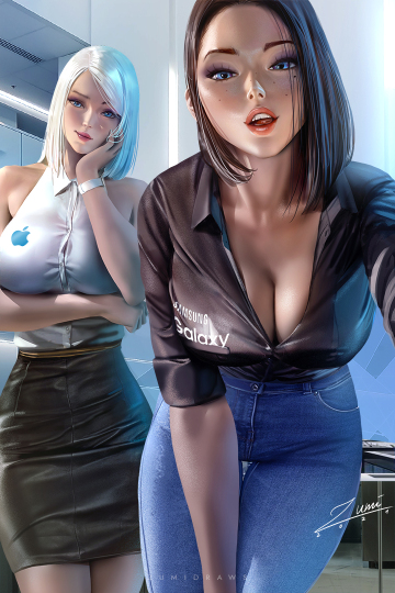 sam with a friend (zumi)