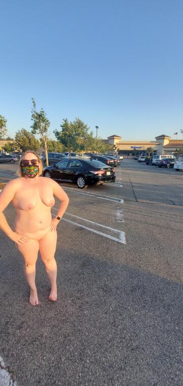 just hanging out naked at walmart. [f]