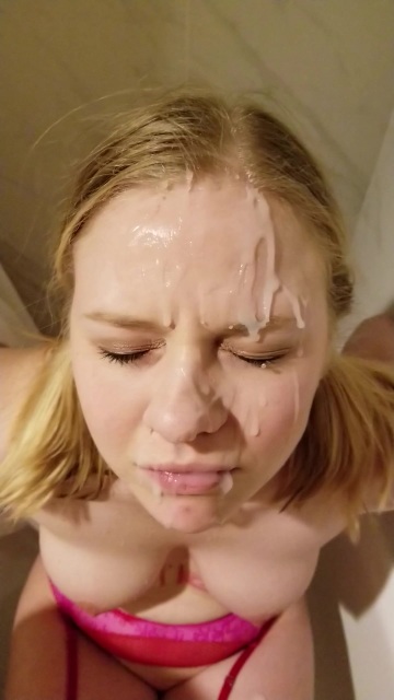 she was not happy about this facial