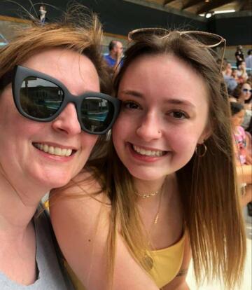 me 46f, my 20f daughter earlier this summer