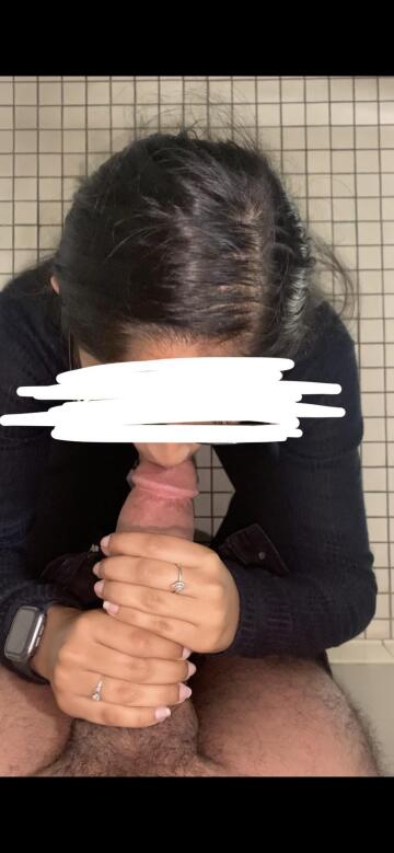 there’s no way i’m getting all this in my mouth, but in my pussy…