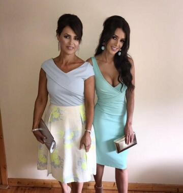 busty mom and daughter