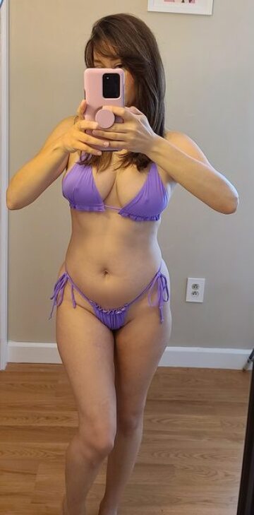 pumpkin spice or spicy purple bikini? [f] 💜🌶