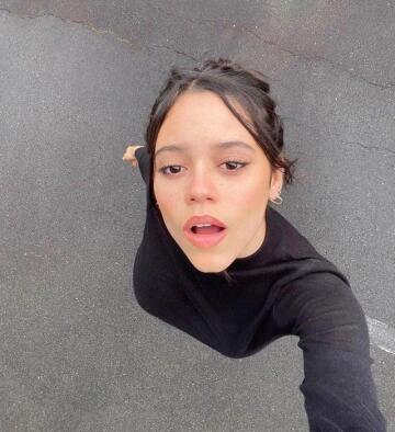 “yah take my legs put them behind my ears and rip off my undies, fuck my pussy until i can only speak in moans. make me feel like a powerless hole”- jenna ortega