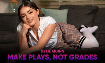 'make plays, not grades' with kylie quinn in our new slr original 🧡