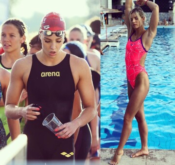 olympic swimmer amina kajtaz from bosnia and herzegovina
