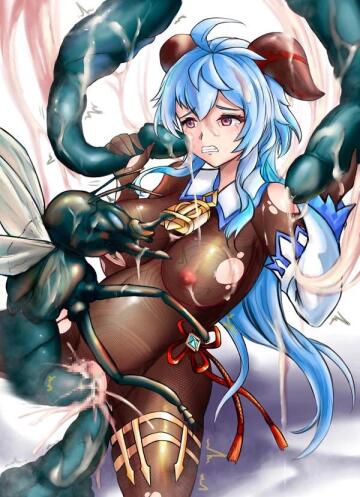 ganyu learning to love insects