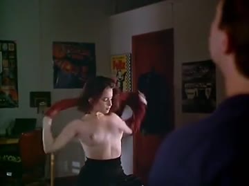 puffy combs - holly marie combs bares her breasts