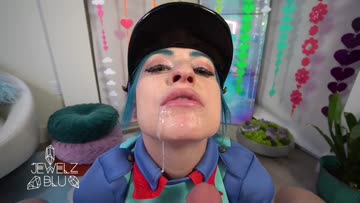 jewelz blu - officer jenny swallowing cum