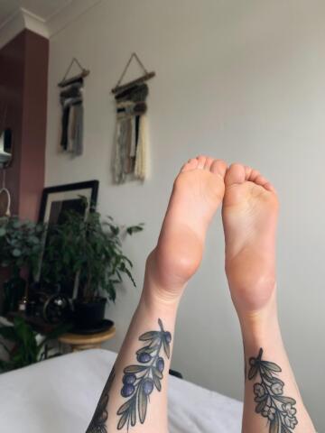 my first post here! do you like my pink, soft soles? ✨