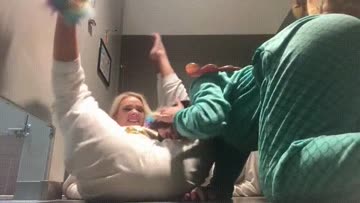 fun with friends in her birthday
