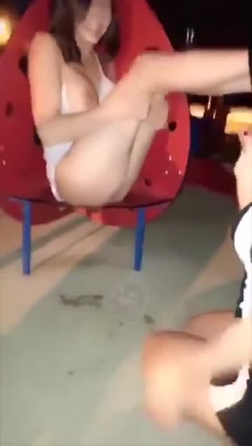 3 girls playing at the park