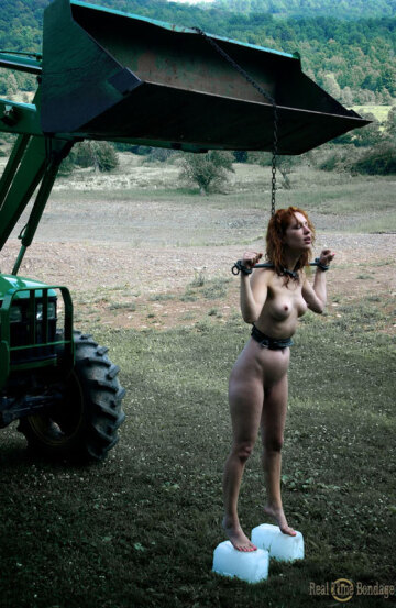 people think farm slavegirls have it easy, but when farmhands get bored, things get weird ...