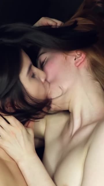 babes enjoying hot and sensual kisses