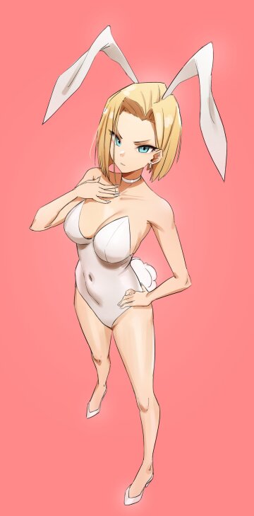 bunny girl android 18 (kiritzuguart) [dragonball z]