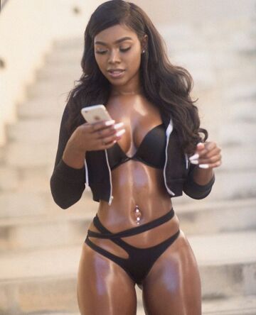 hot black woman