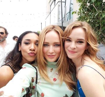 the dream team (candice patton, danielle panabaker, caity lotz)