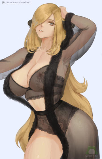 [breast expansion/thiccening] cynthia by nextoad