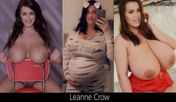 leanne crow before, during and after pregnancy