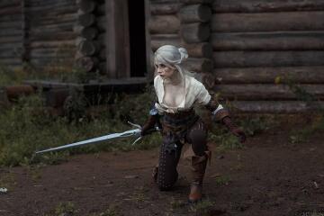 ciri from the witcher cosplay by likeassassin
