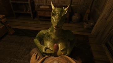 argonian titjob by threedeedude