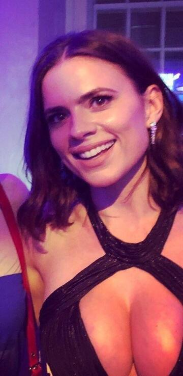 “my eyes are up here, you dirty old fuck.” - hayley atwell