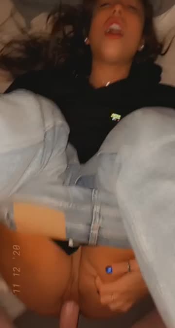 cute mixed slut takes white cock