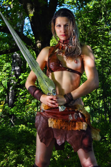 fierce tribal warrior woman