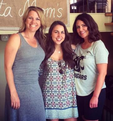 aunt, daughter, mother