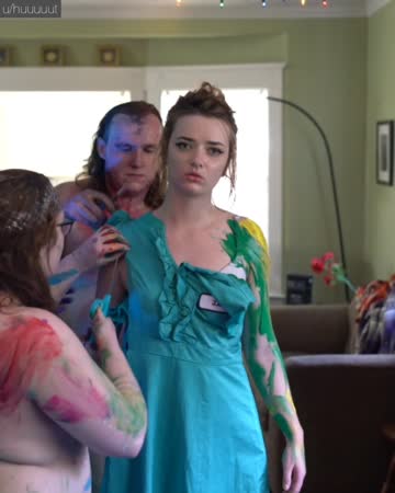 lindsey normington getting stripped in 'sandbagger'