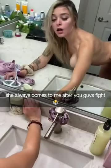 a shoulder to cry on, becomes...