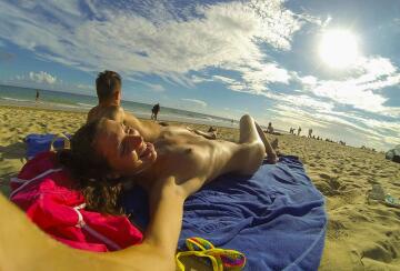 naked in the beach @ fuerteventura