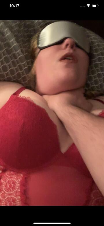 my wife loves being choked while actin like the slut she is!
