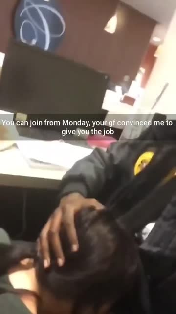 she told me she would try taking to the employer, i was in no way expecting this