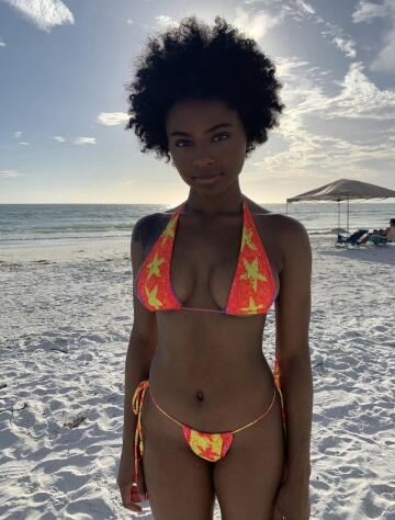 i love how dark my skin gets at the beach