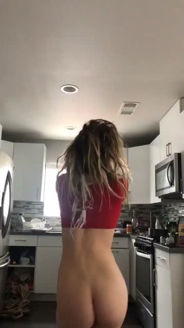 ivy wolfe with a cute little dance
