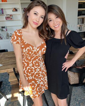 japanese daughter and mother