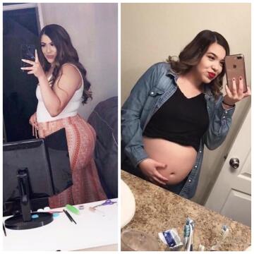 he said my thick 19 year old body was made for breeding 🥴🤰🏻 so i was forced to take a deep creampie 😩🥵🤰🏻