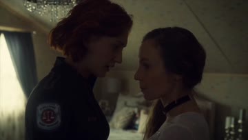 katherine barrell kissing dominique provost-chalkley