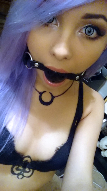 ballgagged emo 2