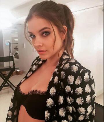 when barbara palvin gives that sexy gaze you know she's ready for cock.