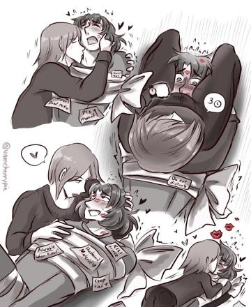 some fully-clothed lewd scenarios ♡ [oc]