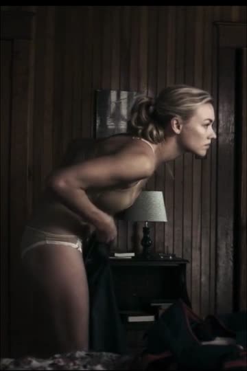 yvonne strahovski sexy in he's out there (2018)