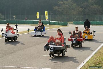 go-kart races have changed a lot since i was a kid!