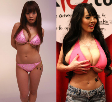 hitomi tanaka's insane breast growth