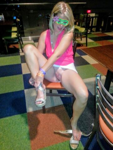 i am sure this is how everyone changes there shoes after bowling! (she makes bowling fun! 😁)