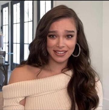 let’s jerk off and moan for hailee steinfeld