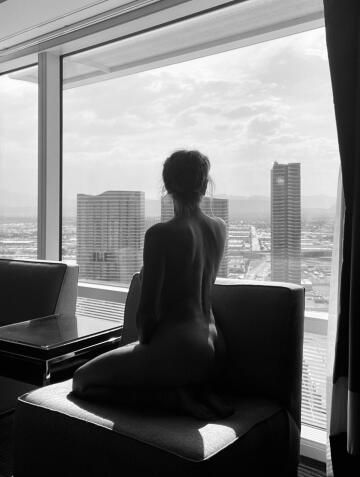 city scapes and curvy shapes.